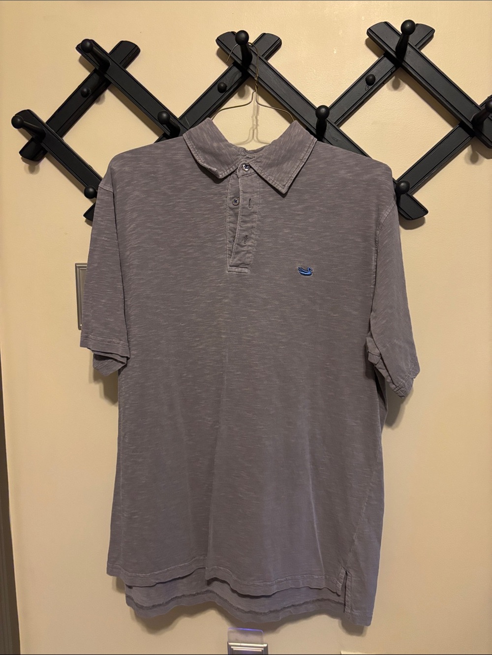 Southern Marsh Men's Heather Gray Polo with Embroidered Logo